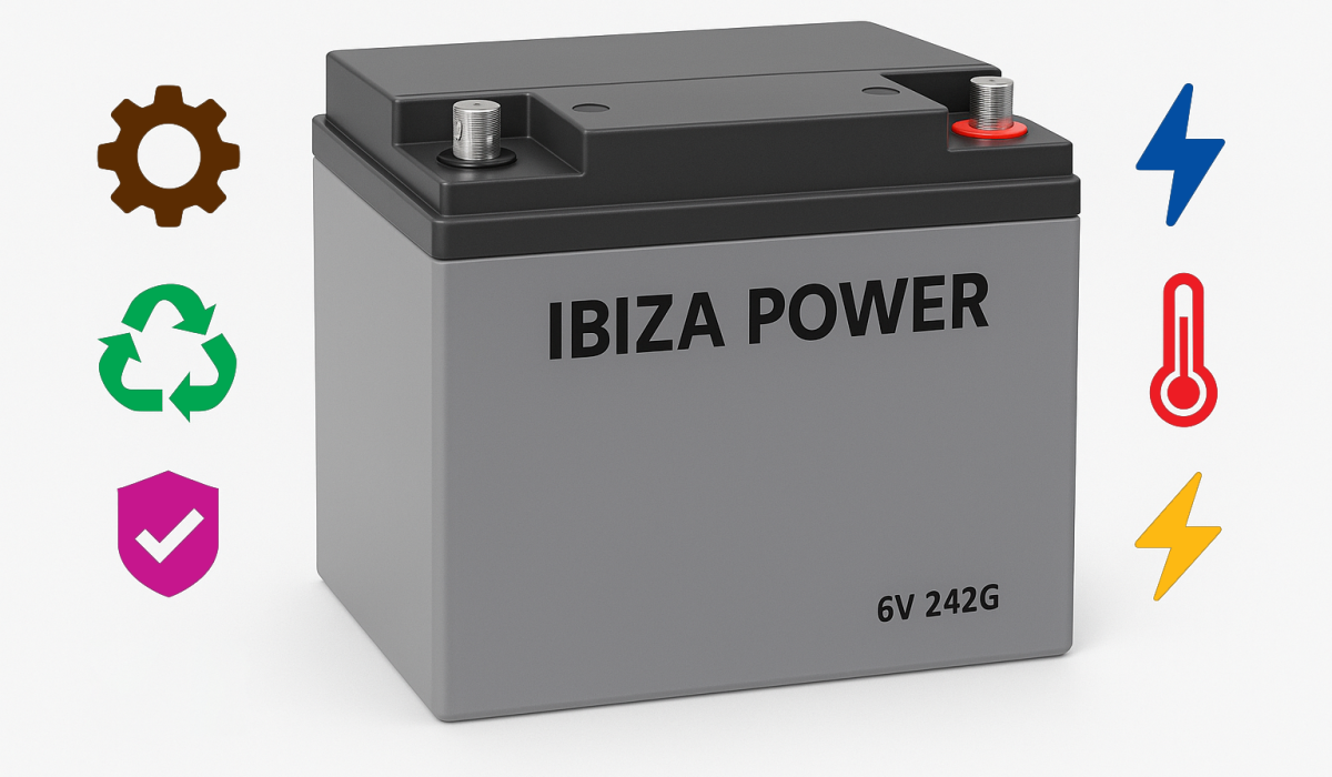 باتری ۶ ولت Ibiza Power