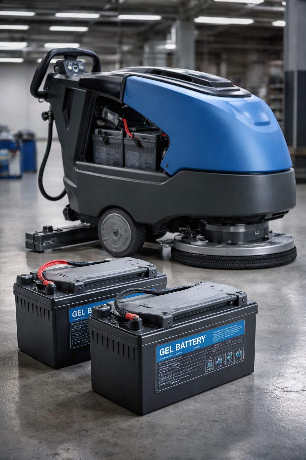 باتری ژل اسکرابر دستی