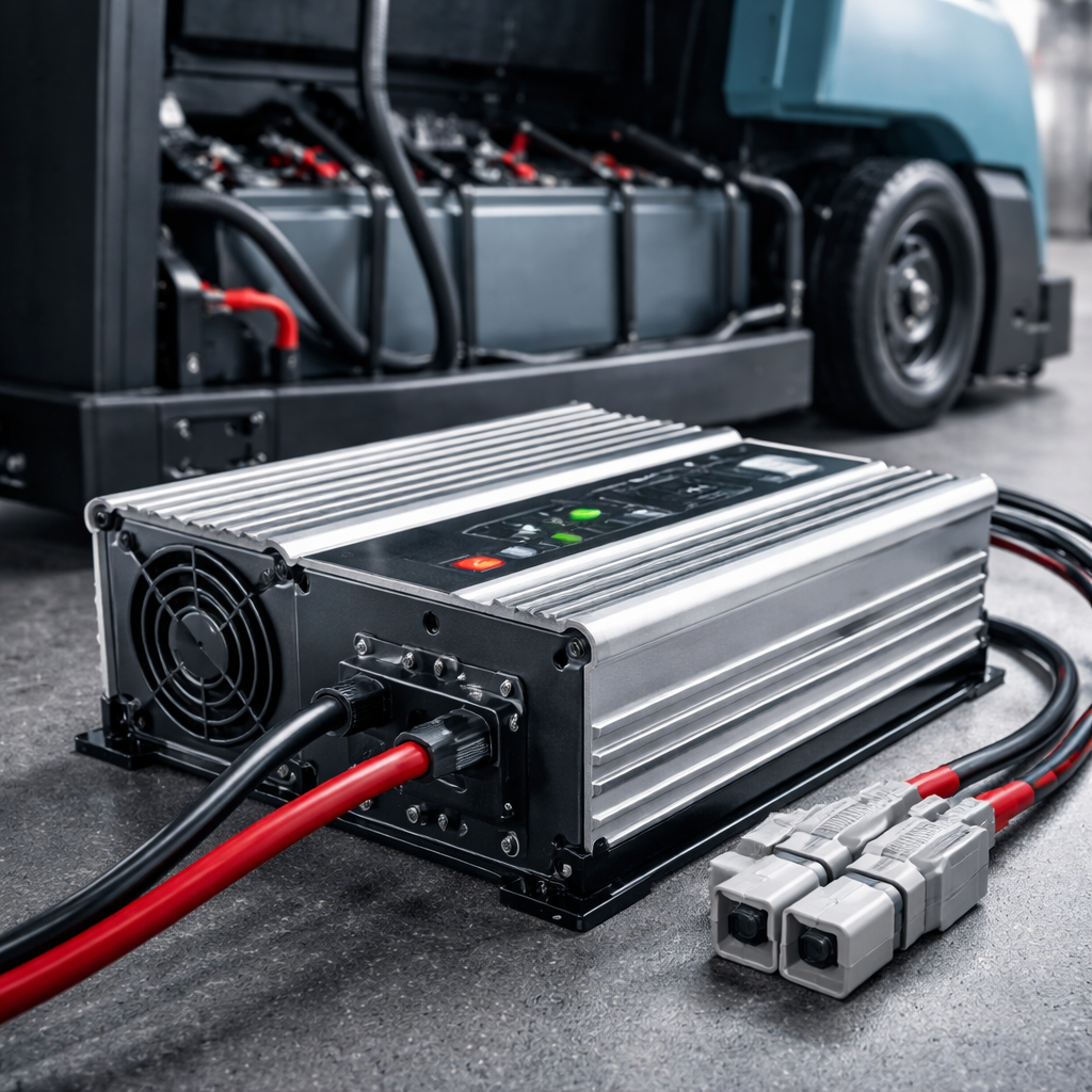 شارژر 24 ولت 15 آمپر اسکرابر صنعتی