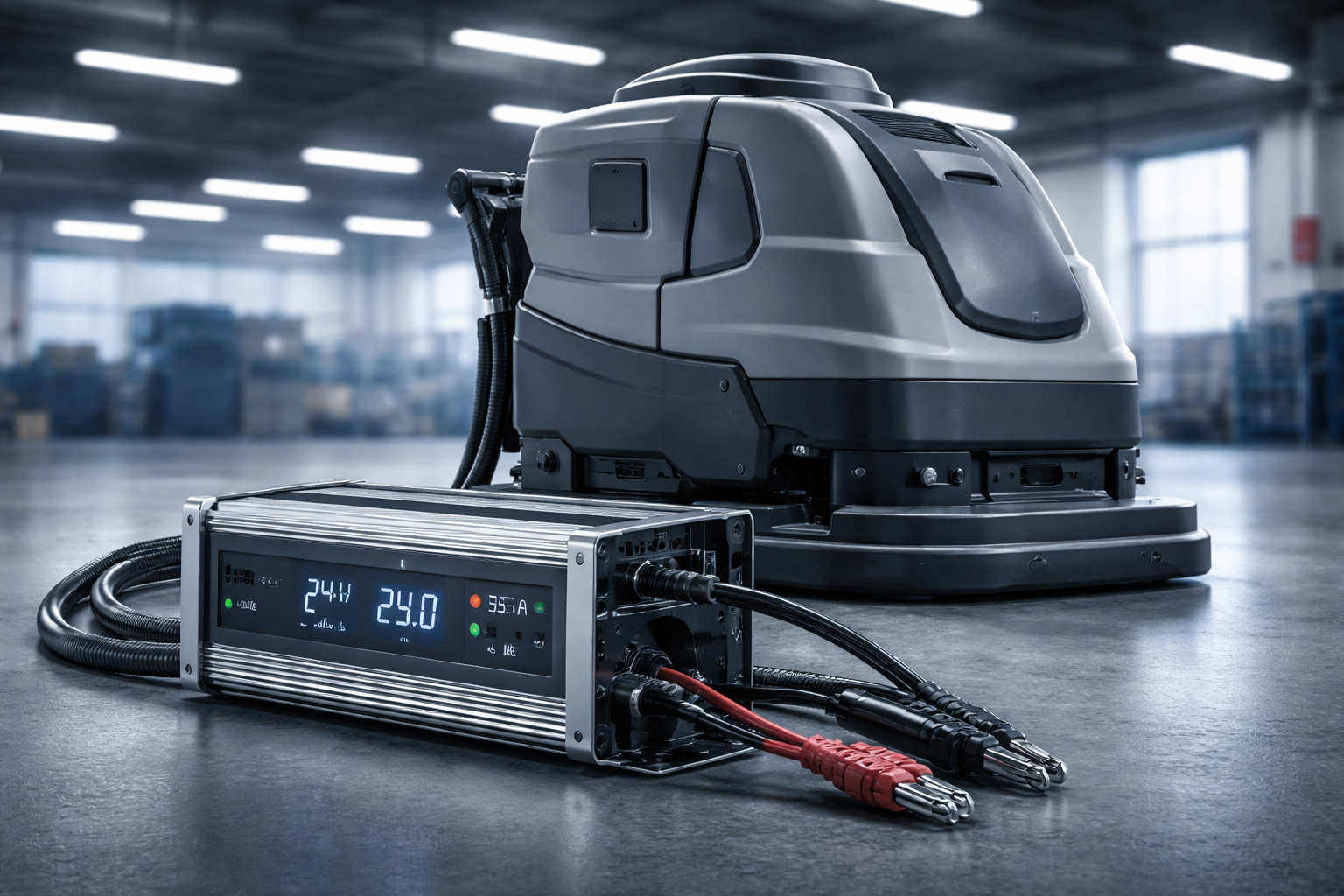 شارژر 24 ولت 25 آمپر اسکرابر